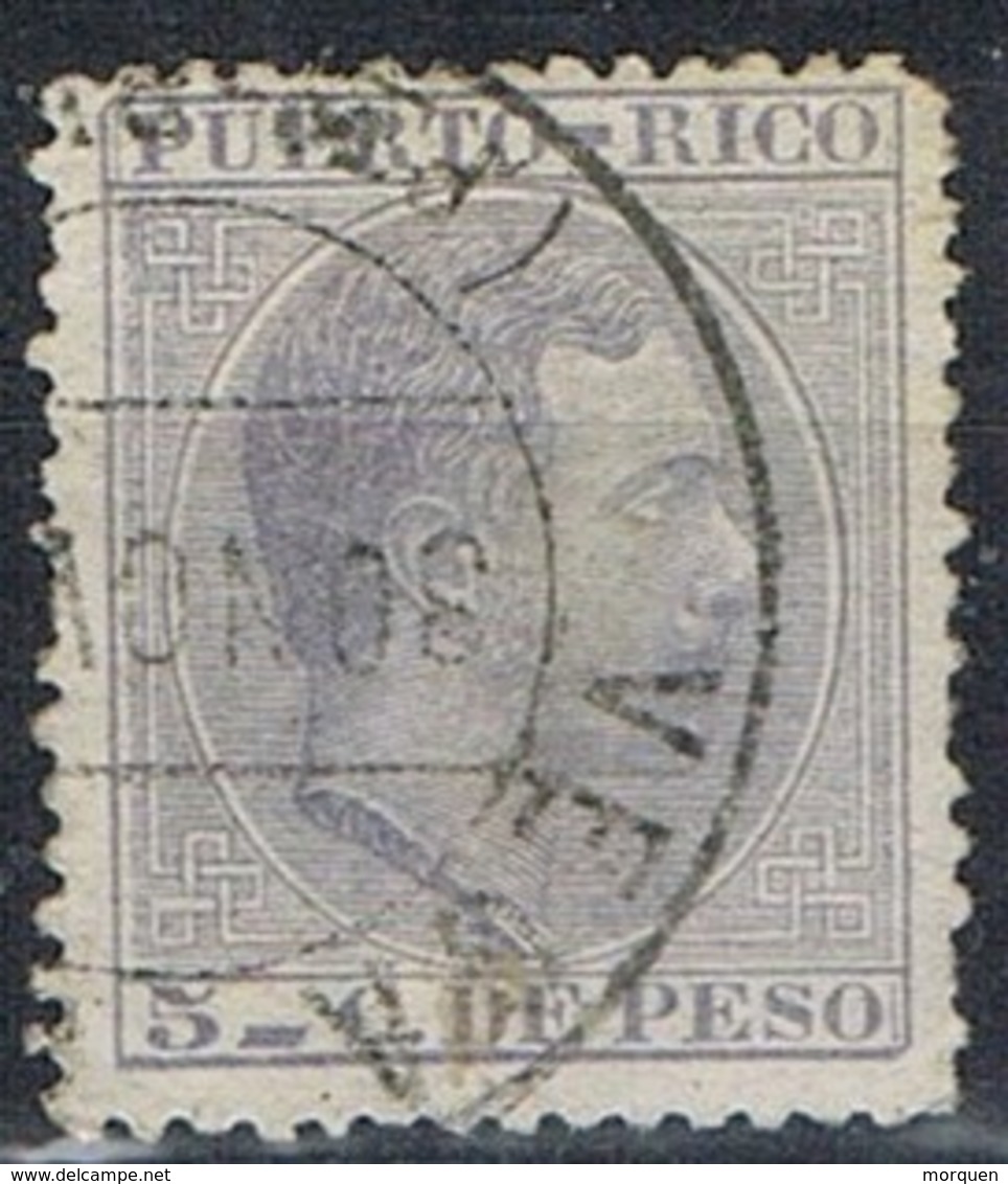 Sellos PUERTO RICO Español, Fechador VEGA BAJA, Edifil Num 65 º - Puerto Rico