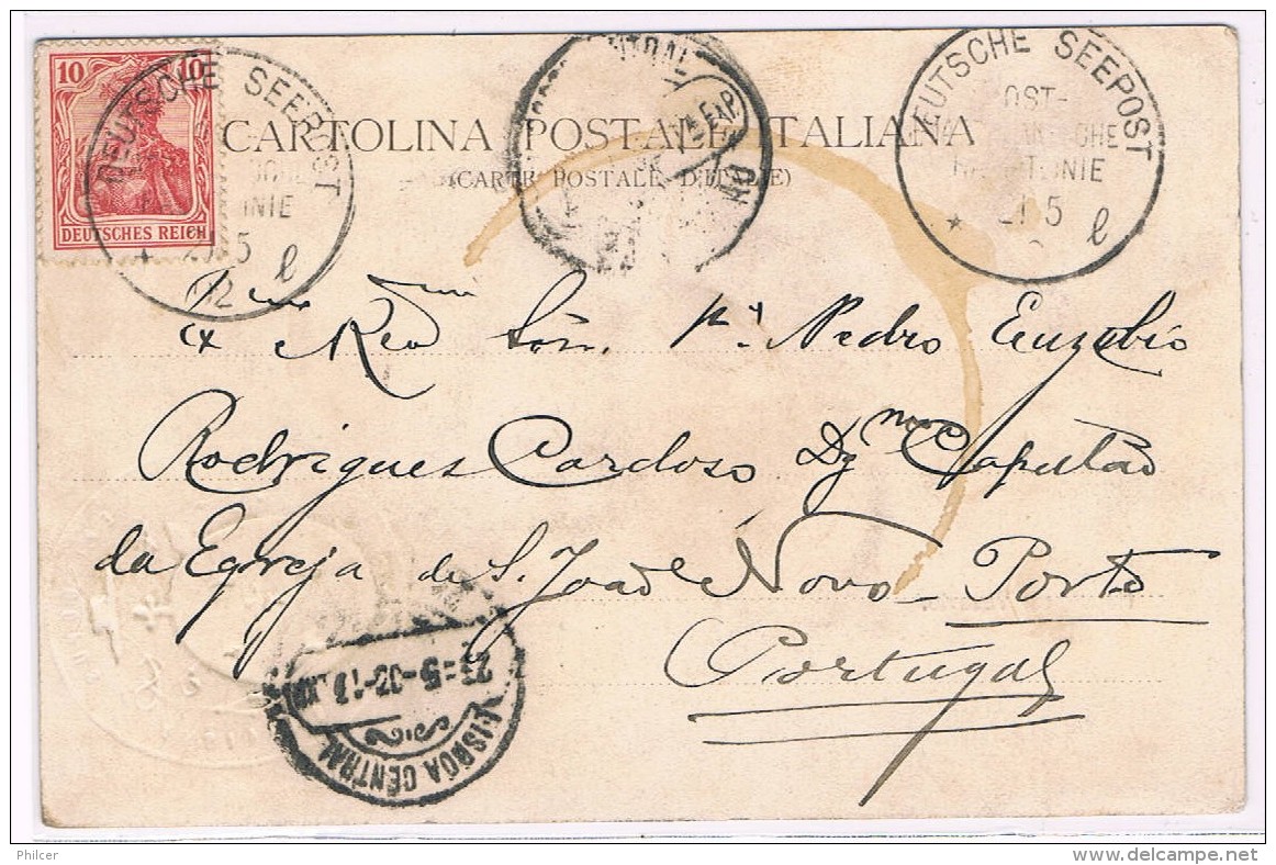 Portugal, 1902, Deutsche Seepost, Para O Porto - Otros & Sin Clasificación