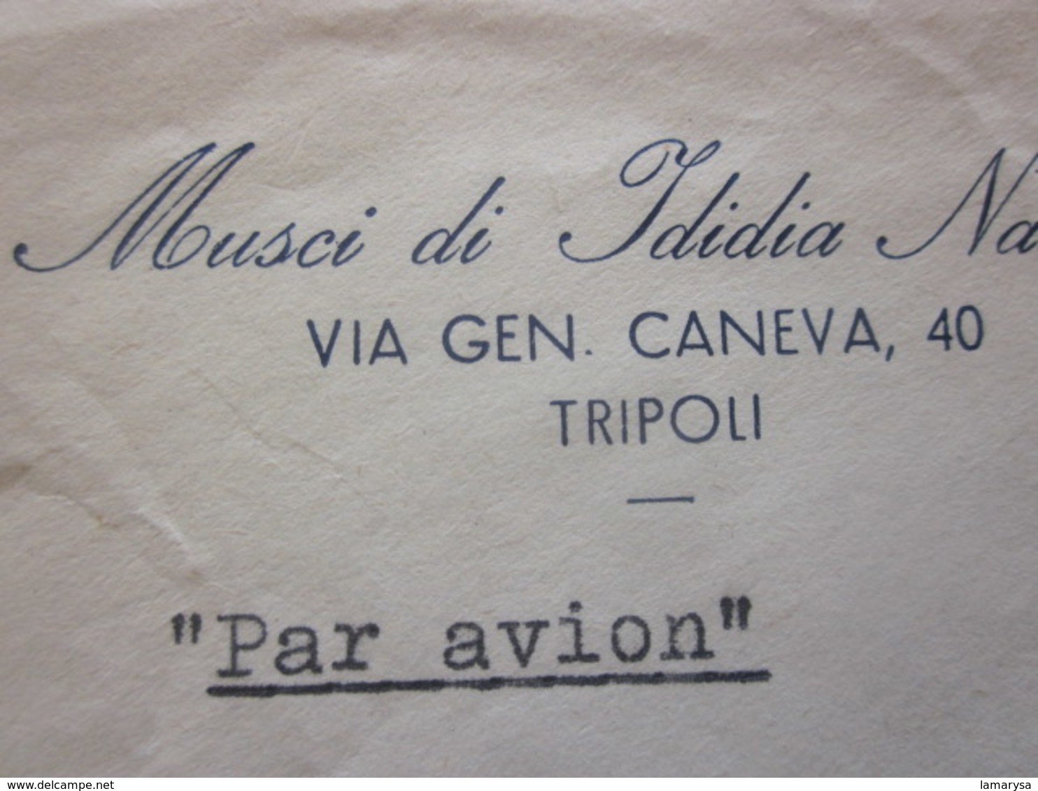 Letter Tripoli Kingdom Of Libya Libye-Stamps Great Britain (ex-colony-protectorate) Levant British-to Marseille France - Levant Britannique