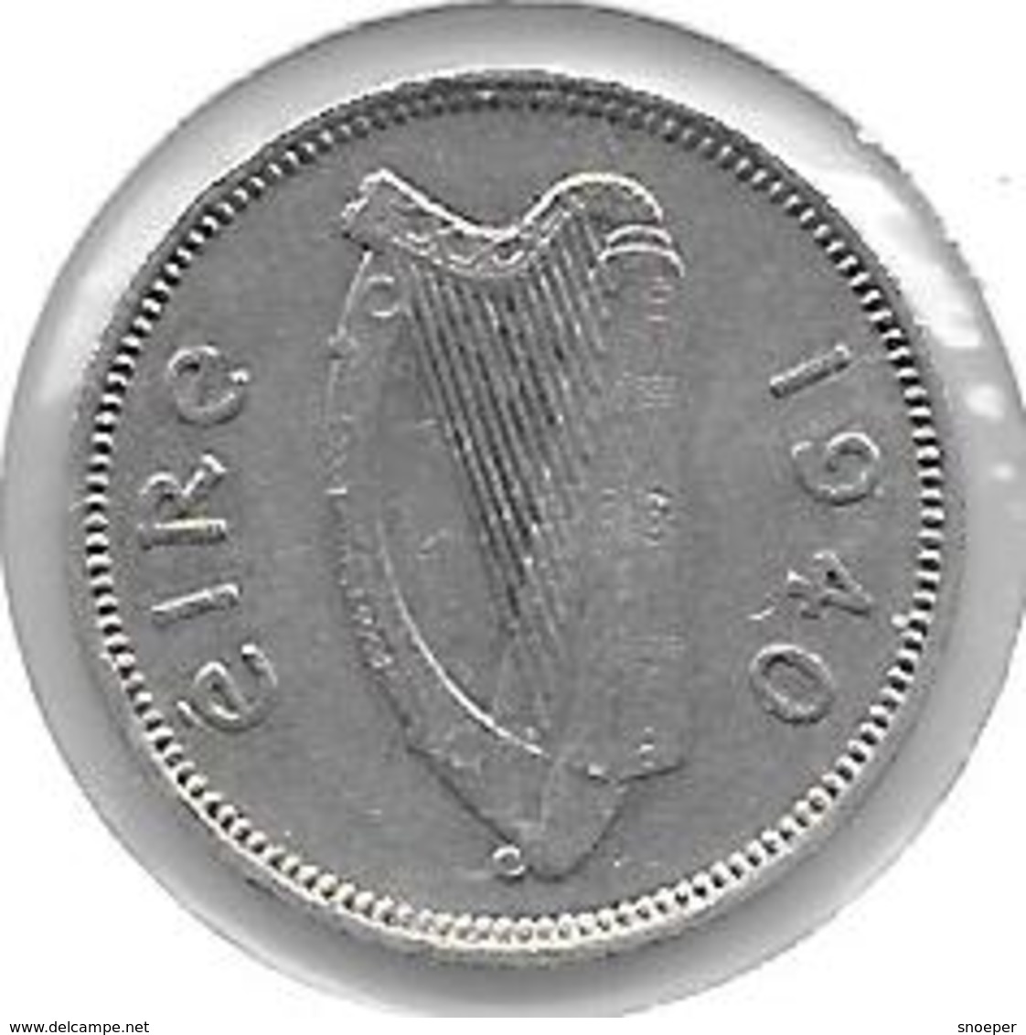 *ireland 3 Pence 1940  Km 12  Xf - Irlande