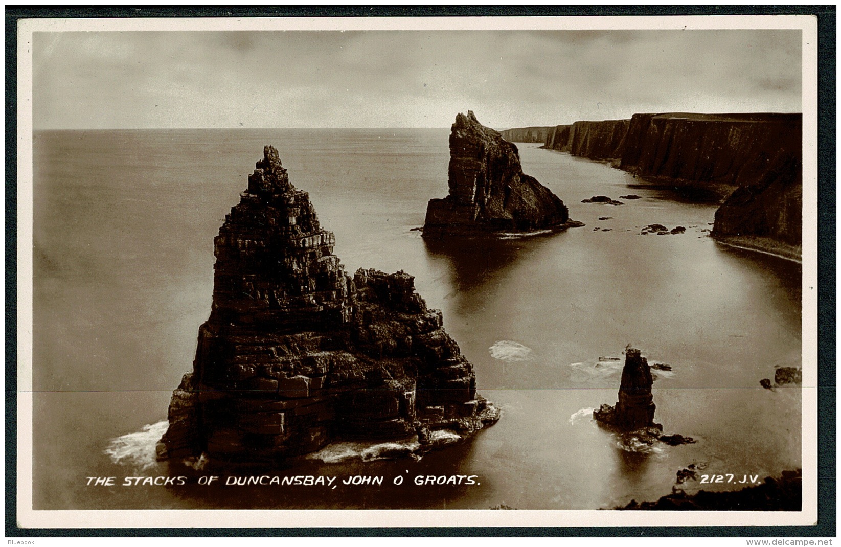 RB 1213 -  Real Photo Postcard - The Stacks Of Duncansbay John O'Groats Caithness Scotland - Caithness