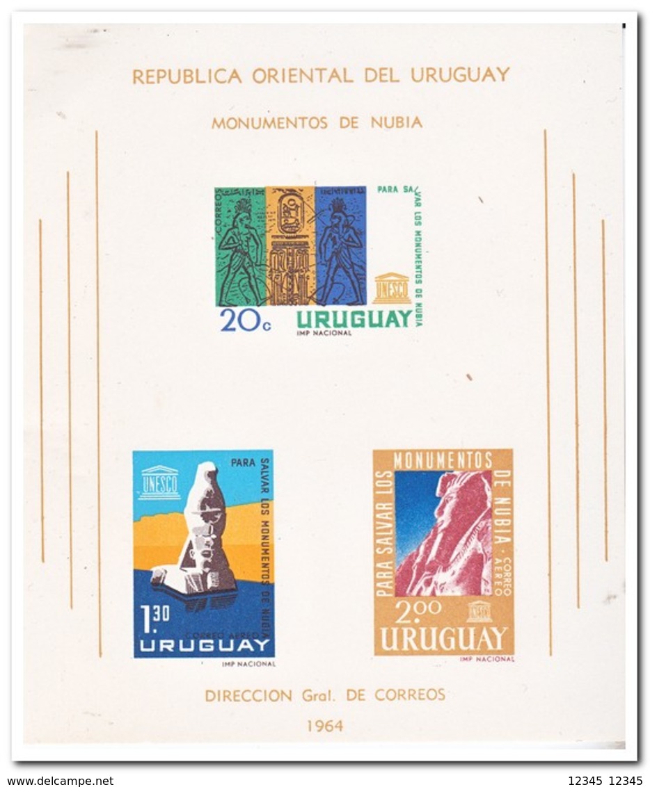 Uruguay 1964, Postfris MNH, Nubia Monuments - Uruguay