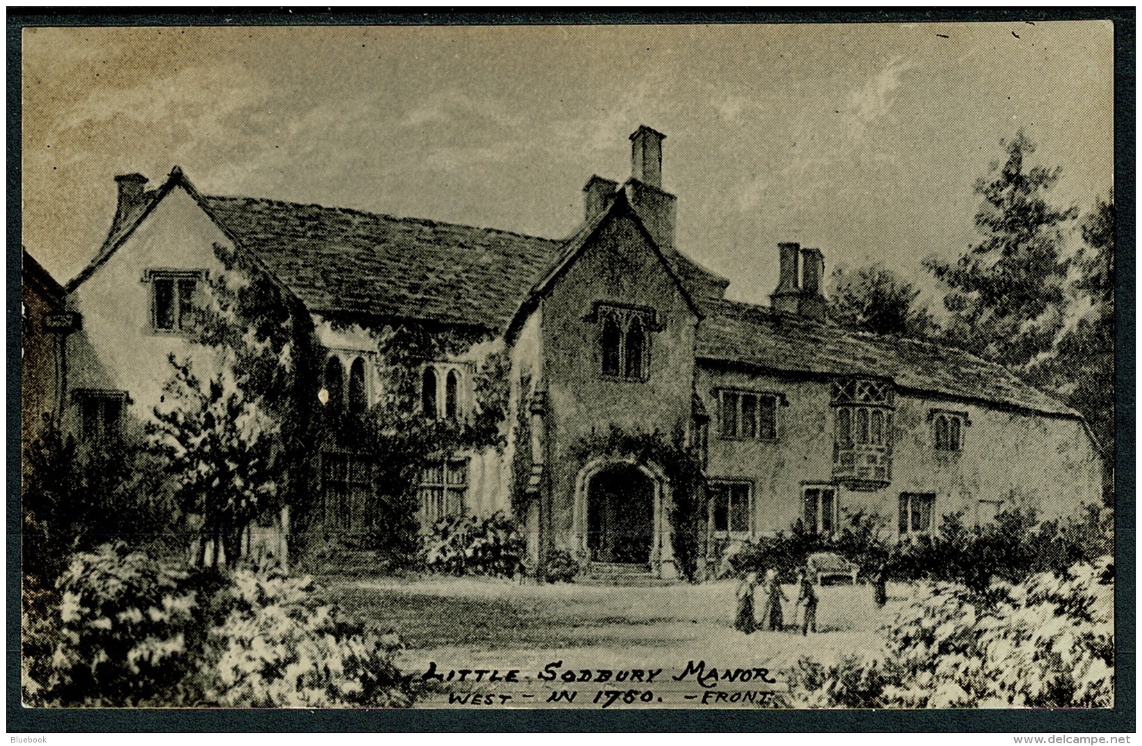 RB 1224 - Early Postcard - Little Sodbury Manor In 1760 - Cotswolds Gloucestershire - Other & Unclassified