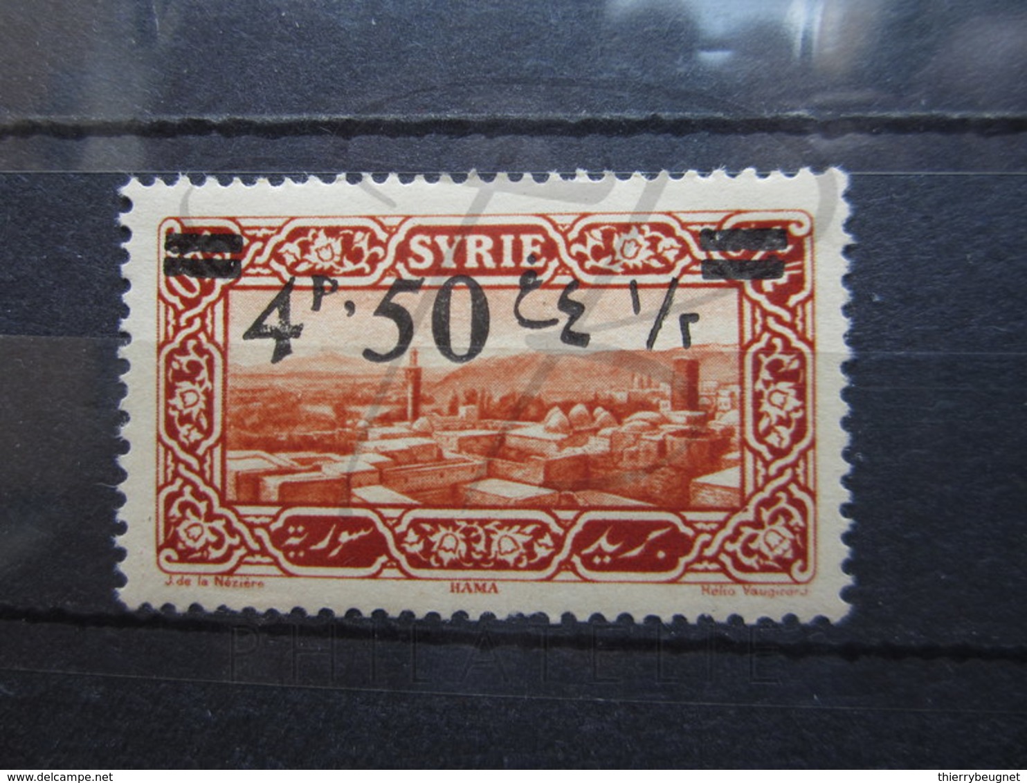 VEND BEAU TIMBRE DE SYRIE N° 181 , VIRGULE APRES " P " , X !!! - Unused Stamps