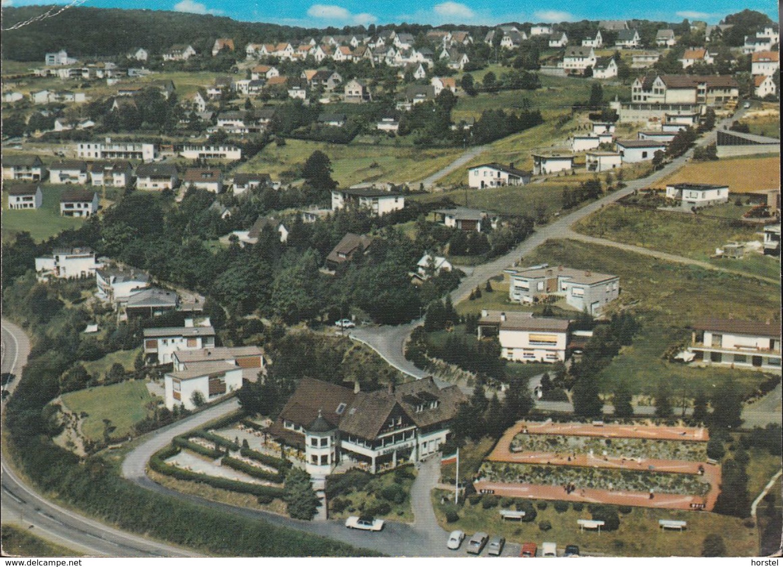 D-59846 Langscheid - Am Sorpesee Im Sauerland - Blick Auf Langscheid - Luftbild - Aerial View - Cars - Nice Stamp - Arnsberg