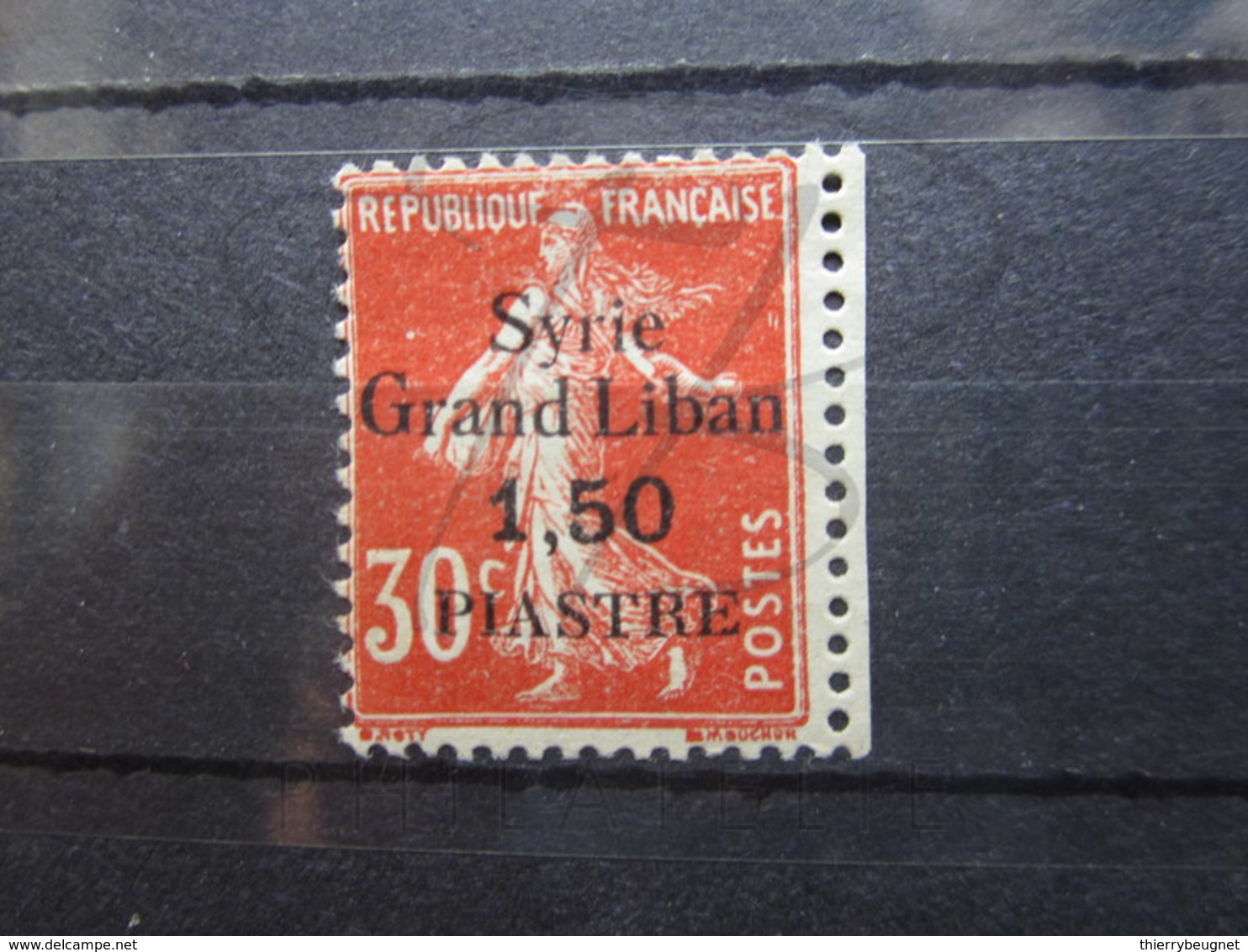 VEND BEAU TIMBRE DE SYRIE N° 95 , PETITE VIRGULE , (X) !!! - Unused Stamps