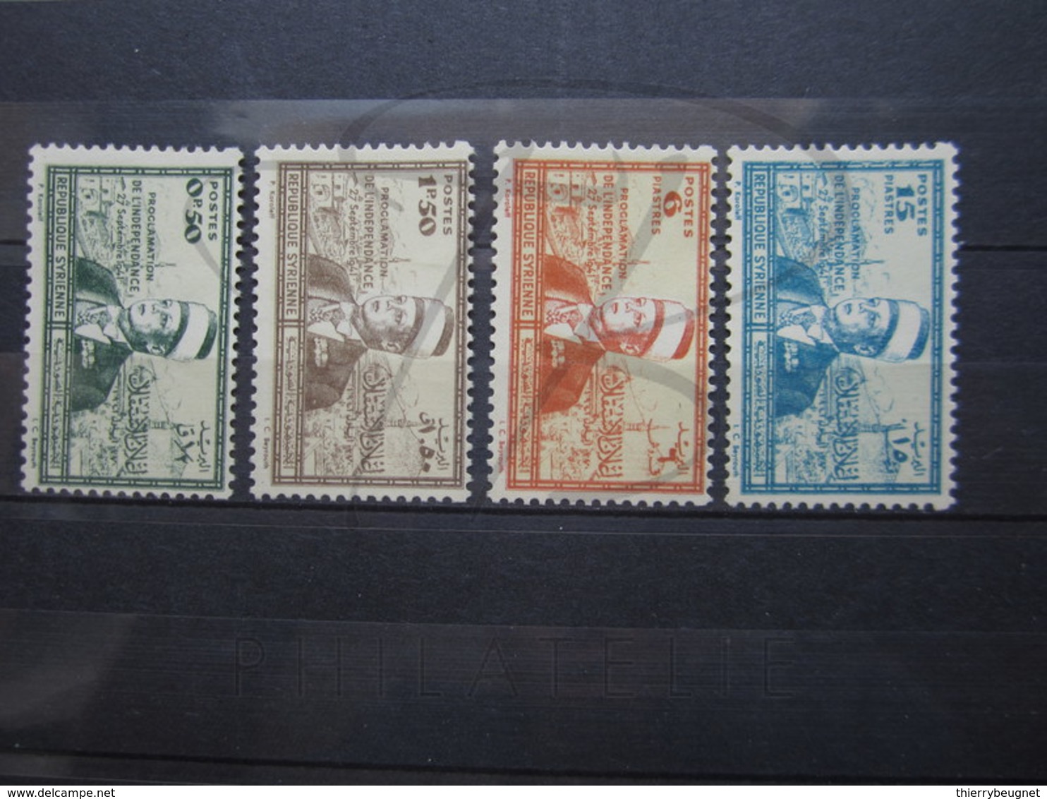 VEND BEAUX TIMBRES DE SYRIE N° 260 - 263 , X !!! - Neufs