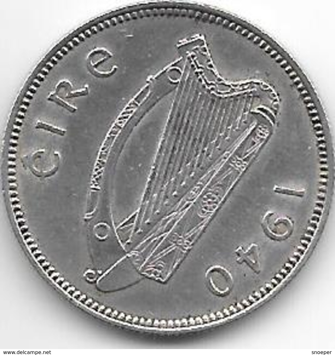 *ireland 1 Shilling 1940 Km 14  Xf !! - Irlande