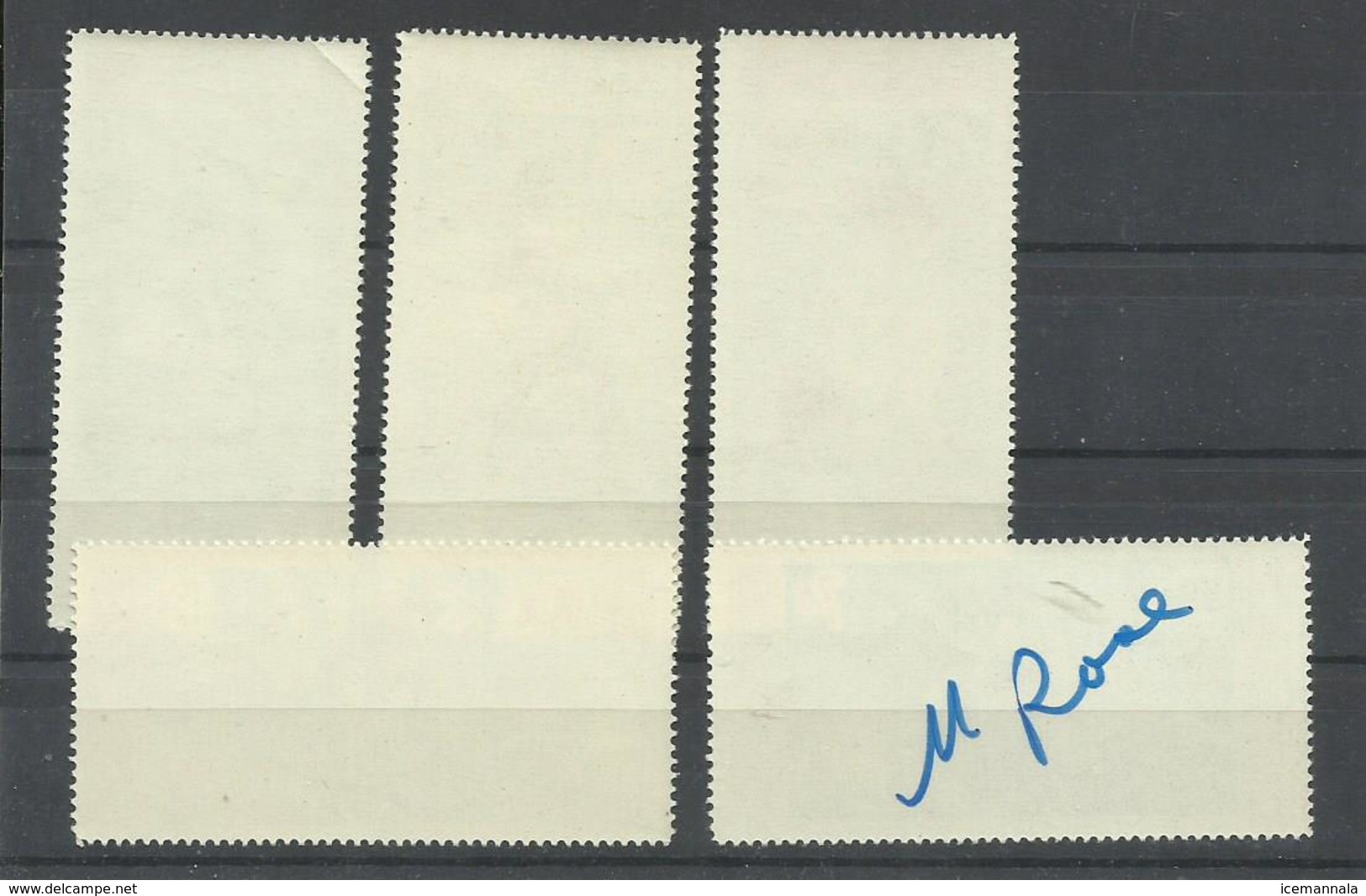 DOMINICANA  YVERT  504/8  (FIRMADO MURRAY ROSE)    MNH  ** - Sommer 1956: Melbourne