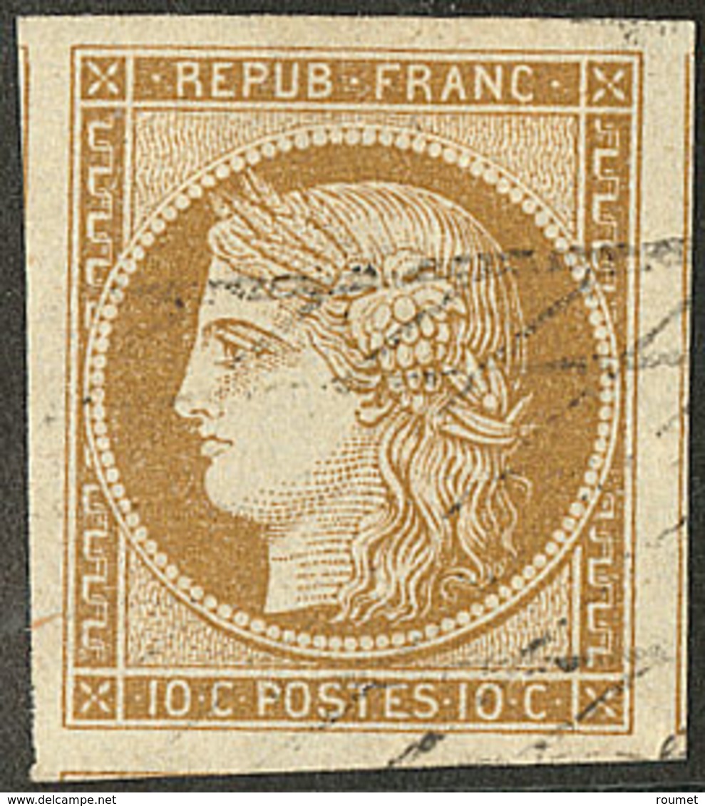 No 1, Trois Voisins, Obl Grille Sans Fin, Superbe. - R - 1849-1850 Cérès