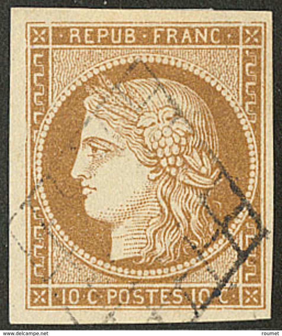 No 1, Obl Grille, Jolie Pièce. - TB - 1849-1850 Ceres