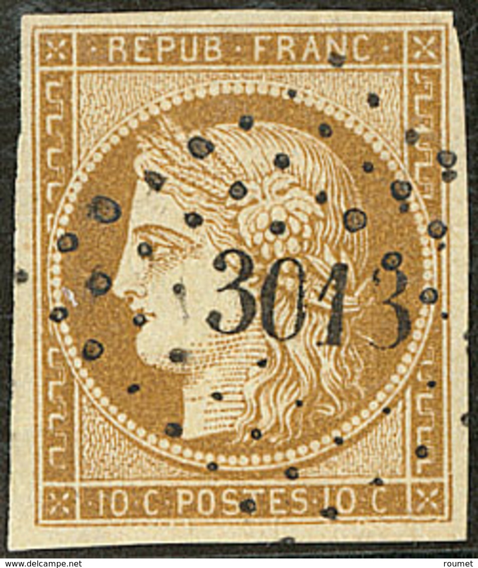 No 1, Obl Pc 3013. - TB - 1849-1850 Cérès