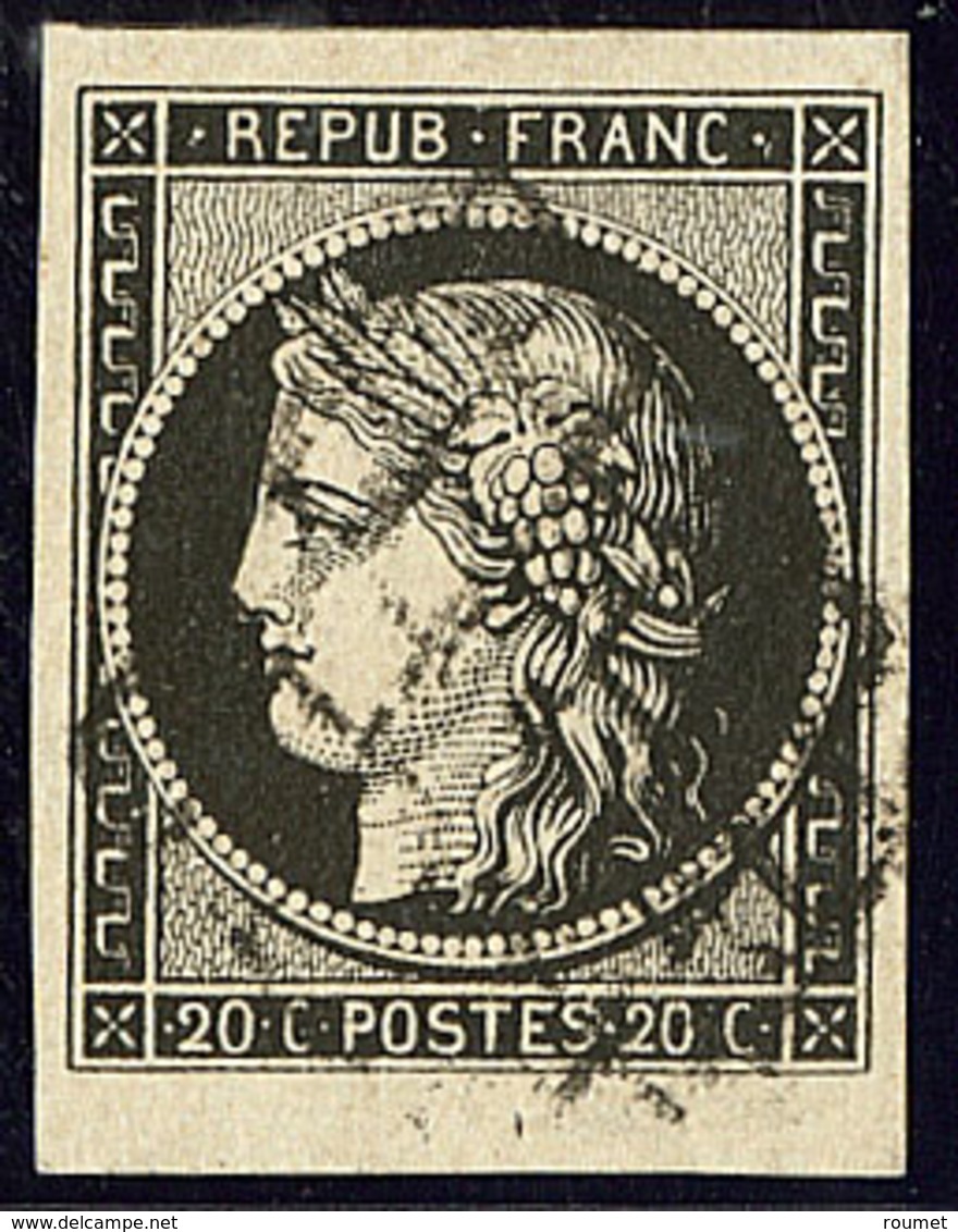 No 3g, Bdf + Un Voisin, Ex Choisi. - TB - 1849-1850 Ceres