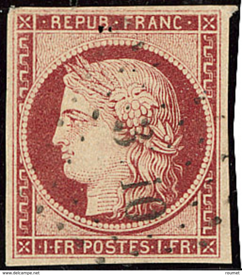 No 6, Obl Pc 3710 (Alger). - TB. - R - 1849-1850 Ceres