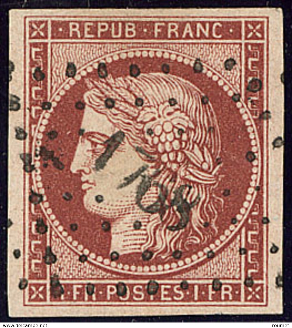 No 6b, Obl Pc 1768, Jolie Pièce. - TB. - R - 1849-1850 Ceres