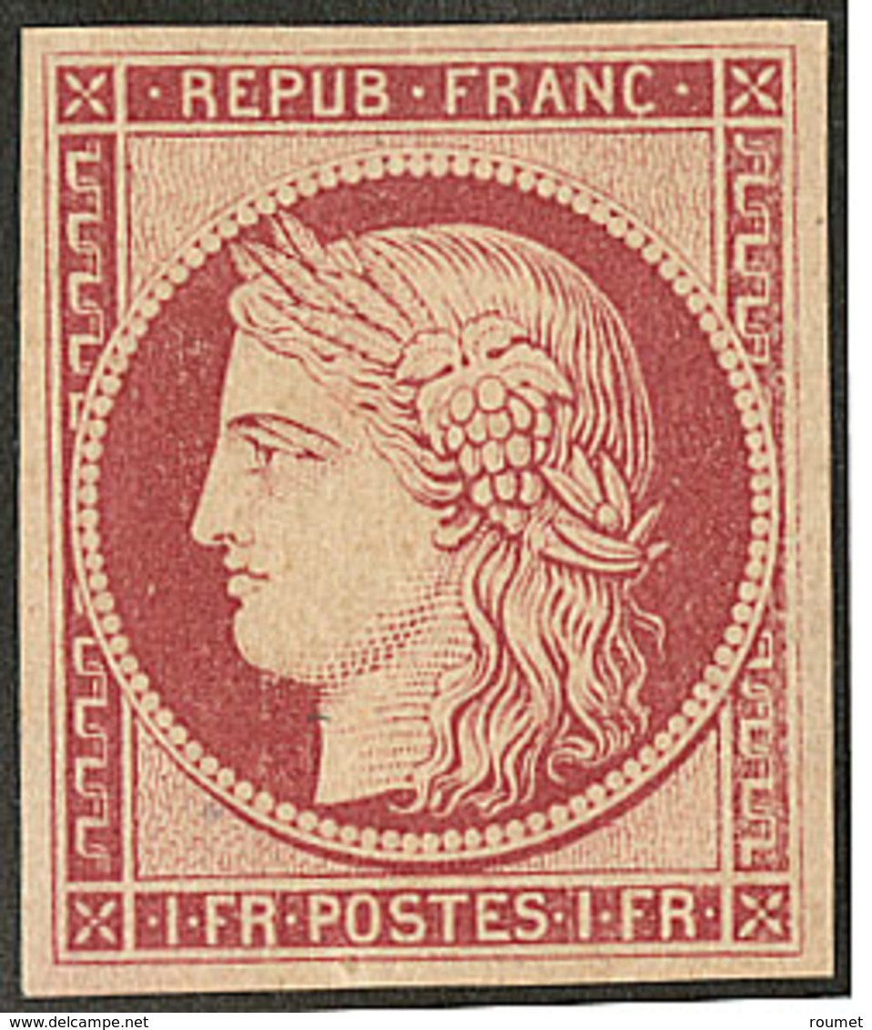 * Réimpression. No 6g, Quasiment **, Très Frais. - TB - 1849-1850 Ceres