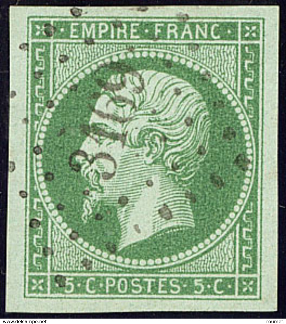 No 12b, Nuance Foncée, Obl Pc 3169, Ex Choisi. - TB - 1853-1860 Napoleon III