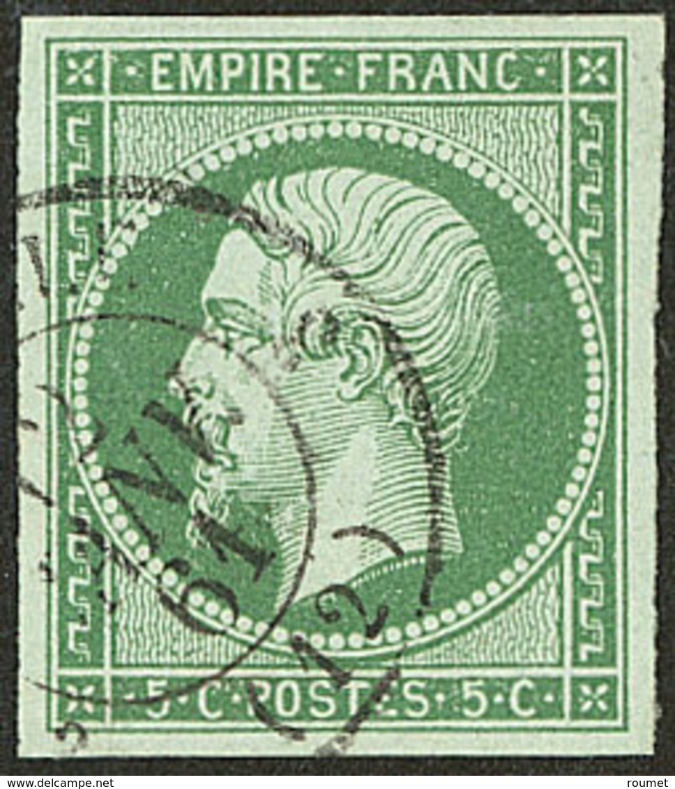 No 12c, Obl Cad Janv 61, Ex Choisi. - TB - 1853-1860 Napoleon III