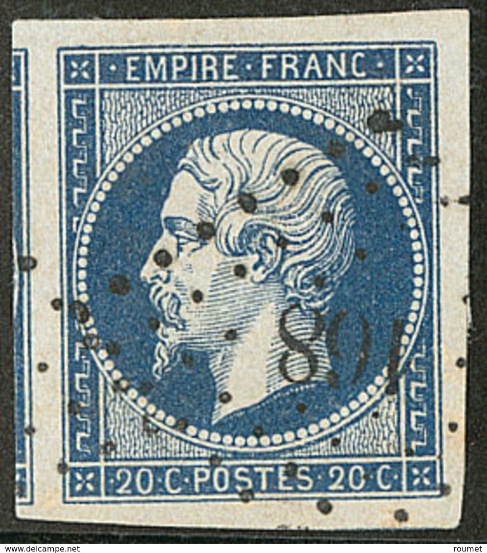 No 14Ic, Deux Voisins, Obl Pc, Ex Choisi. - TB - 1853-1860 Napoleon III