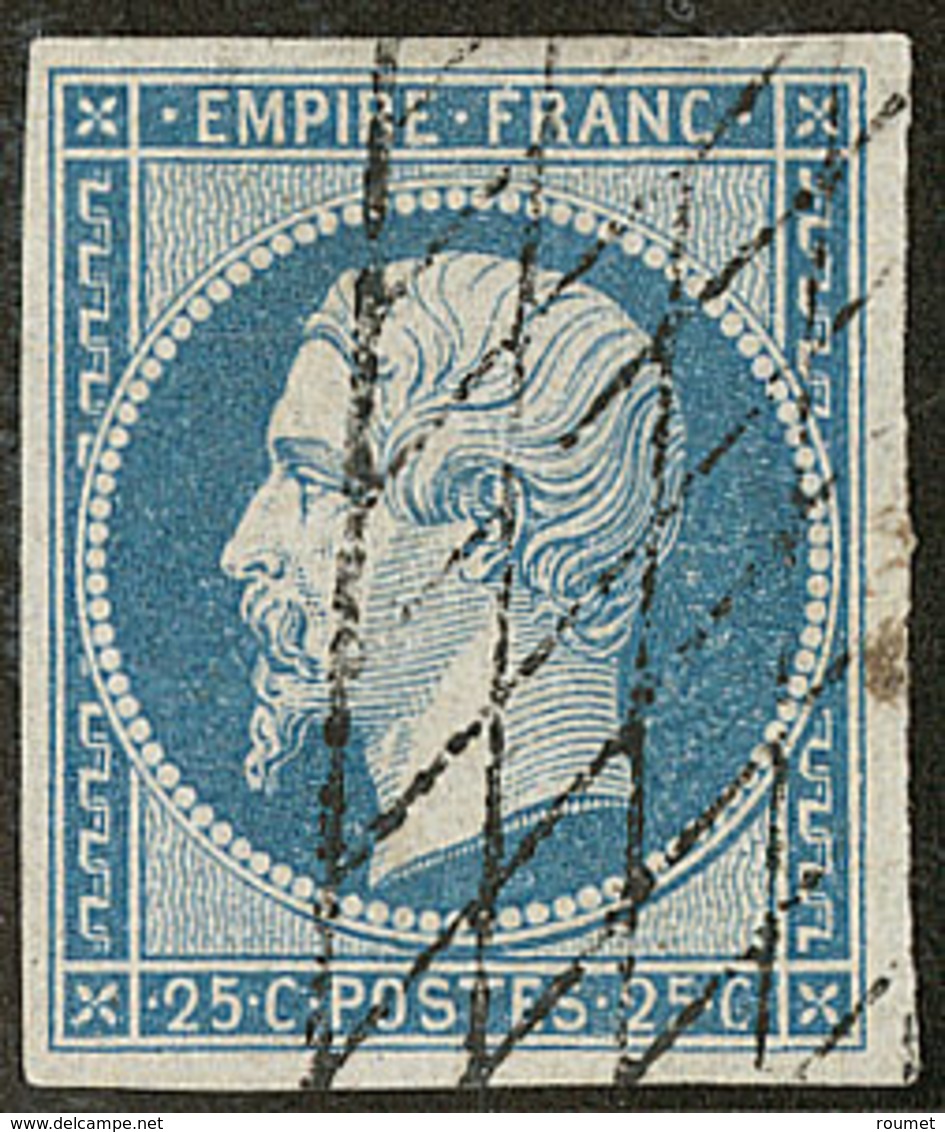 No 15, Obl Grille Sans Fin. - TB - 1853-1860 Napoleon III