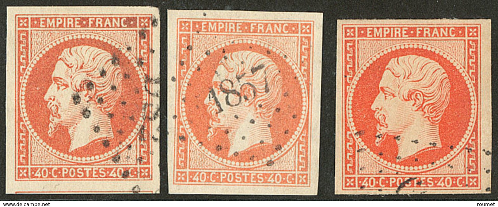 No 16, Trois Nuances, Ex Choisis. - TB - 1853-1860 Napoleon III