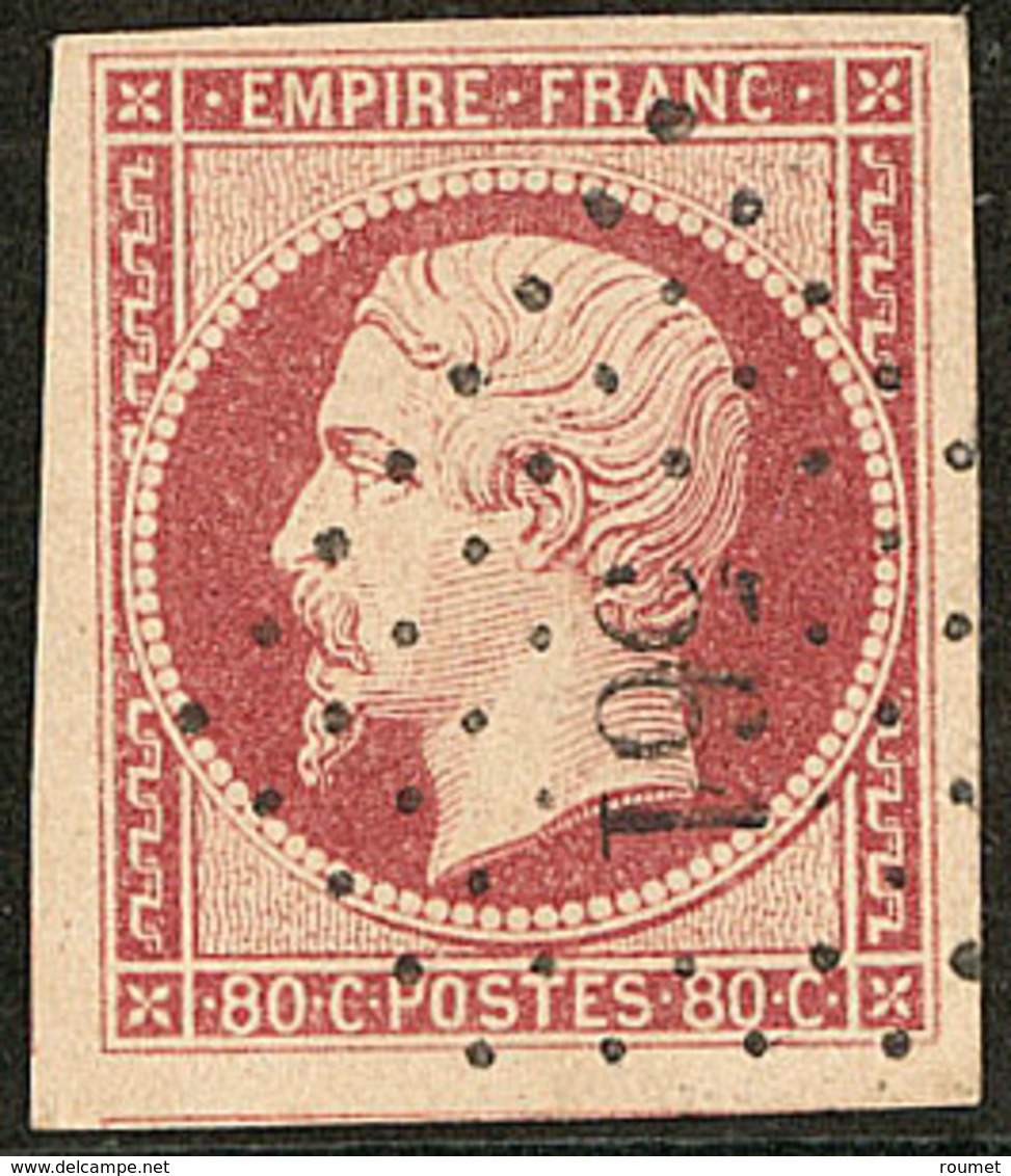 No 17A, Un Voisin, Obl Pc 561, Ex Choisi. - TB - 1853-1860 Napoléon III