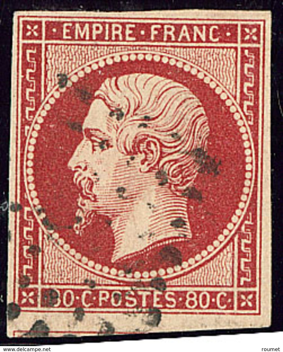 Vermillonné Foncé. No 17Ae, Un Voisin. - TB - 1853-1860 Napoleon III