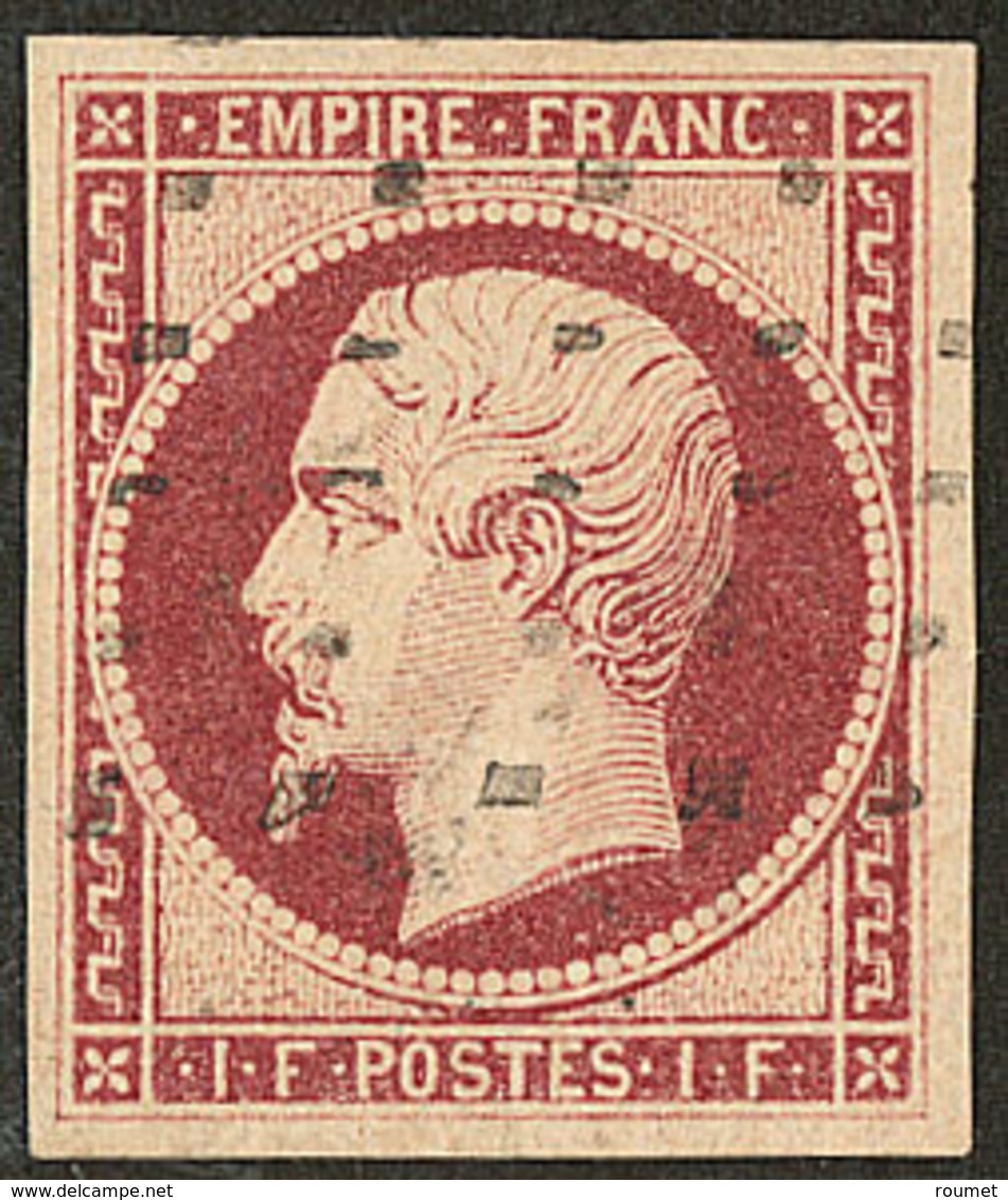 No 18, Obl Gros Points, Jolie Pièce. - TB. - R - 1853-1860 Napoléon III