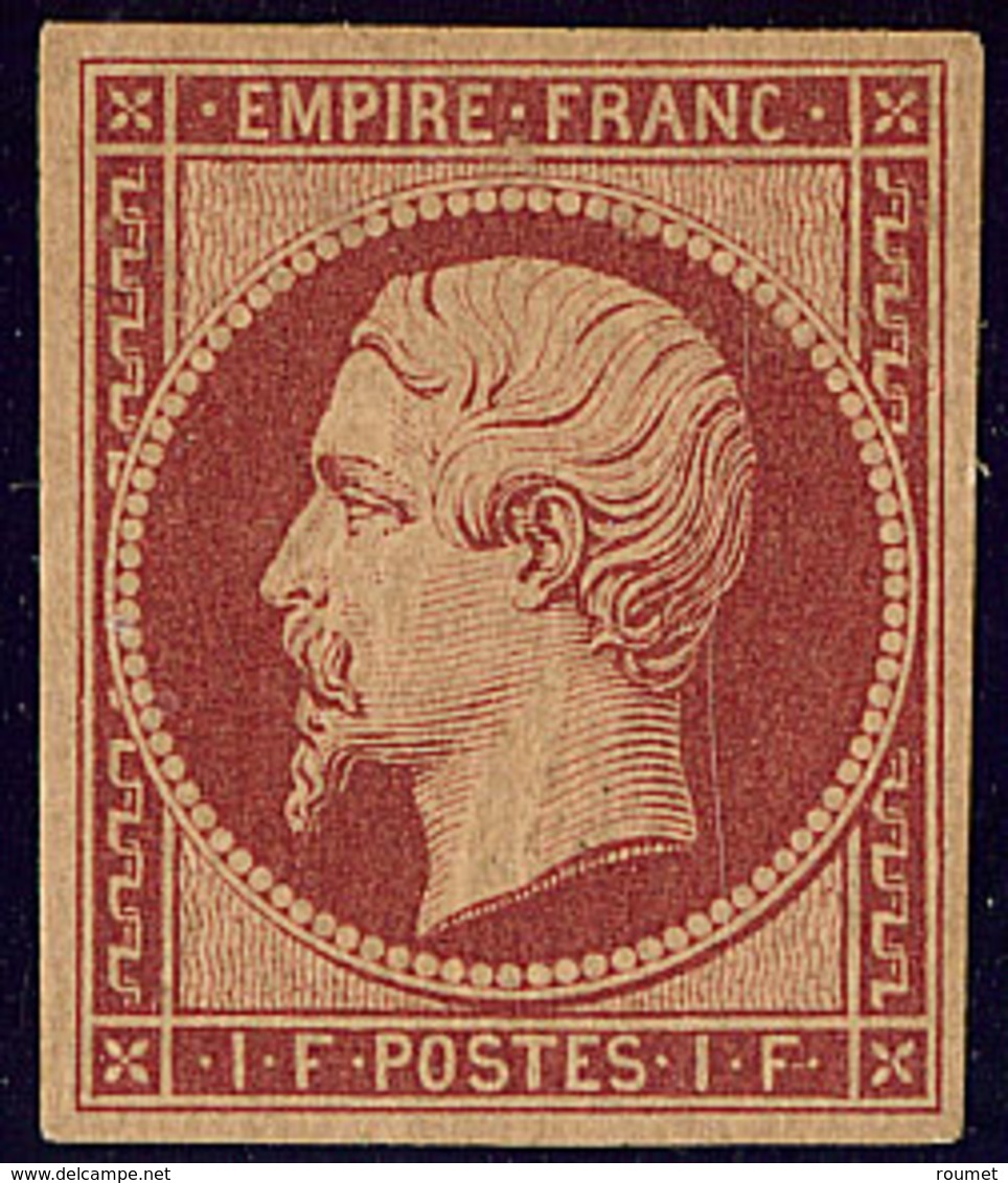 * Réimpression. No 18e, Aminci Rebouché Sinon TB - 1853-1860 Napoleon III