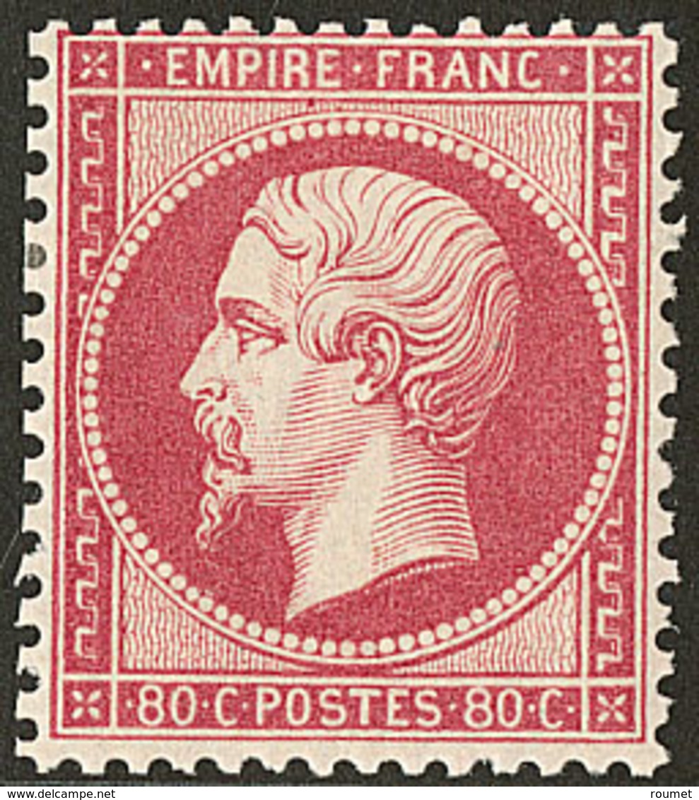 * No 24, Rose, Très Frais. - TB. - R - 1862 Napoleon III