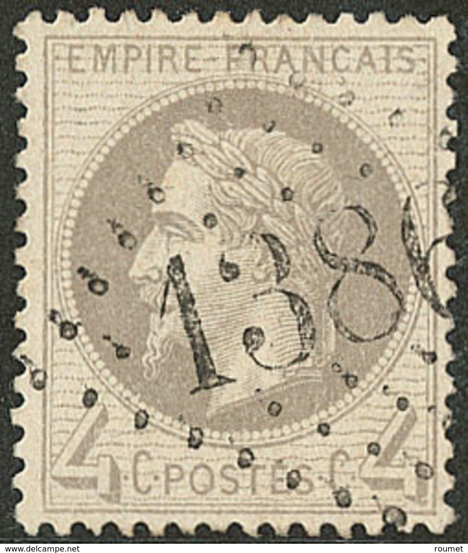 No 27I, Gris, Obl Gc 1386. - TB - 1863-1870 Napoléon III Con Laureles