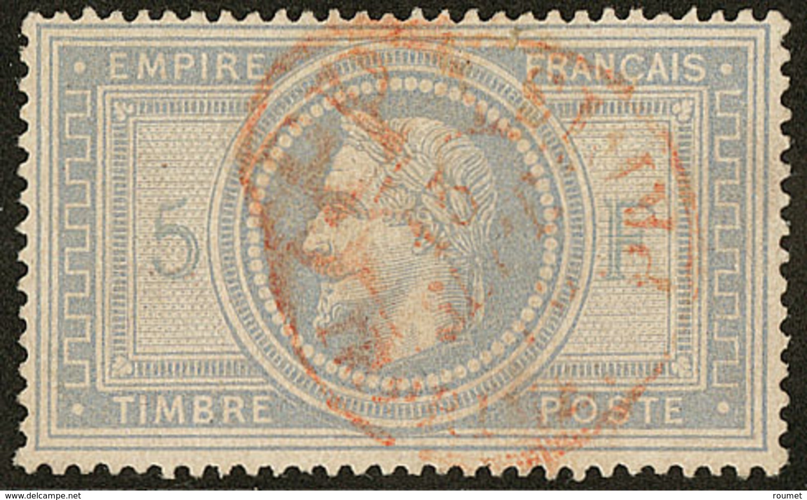 Cad Rouge Des Imprimés. No 33, Gris-violet. - TB. - R (cote Maury 2009) - 1863-1870 Napoleon III With Laurels