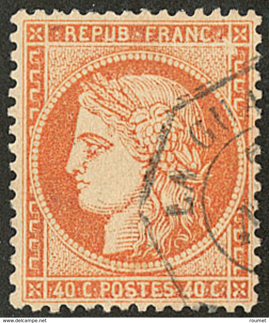 No 38, Obl Cad Poste Maritime "La Guayra". - TB - 1870 Siege Of Paris