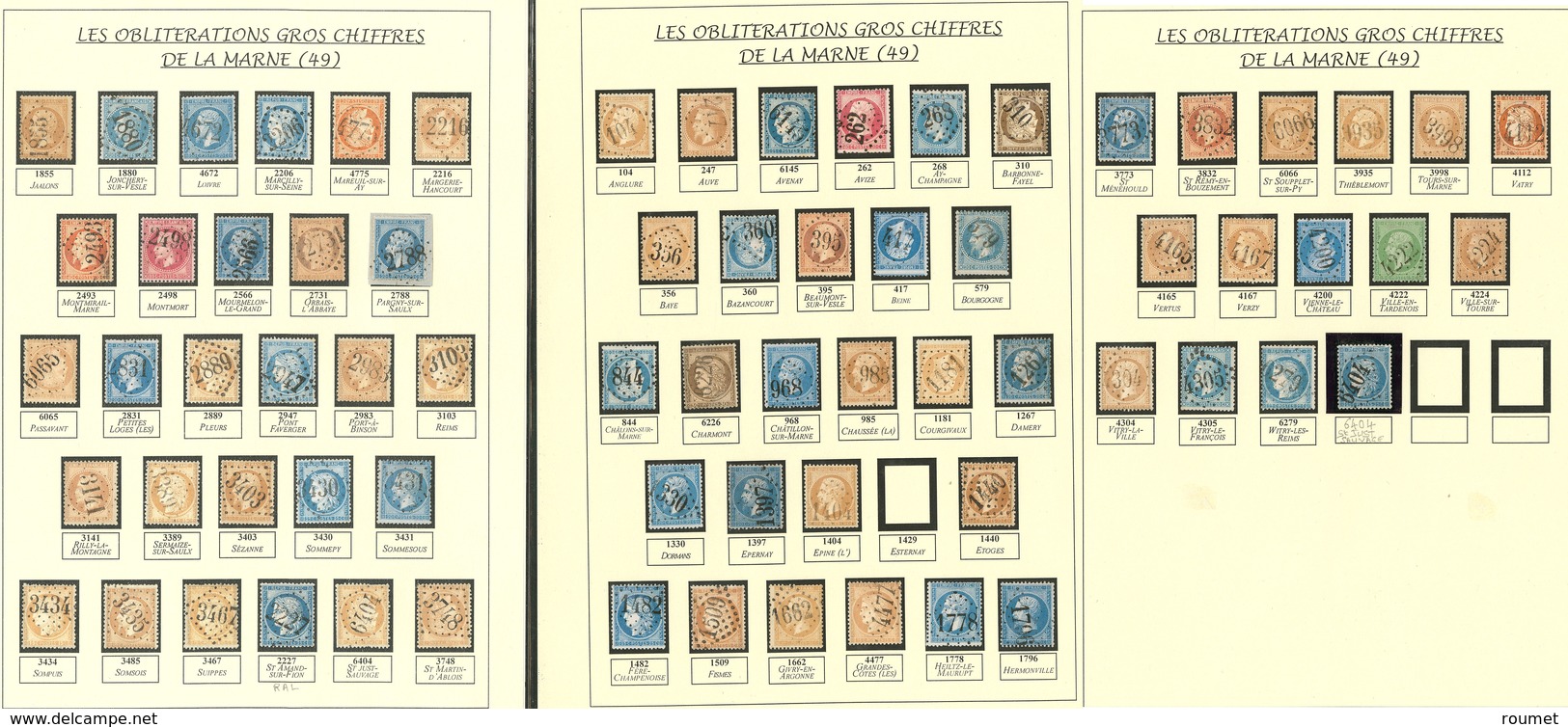 MARNE. Collection De 69 Bureaux Dont Gc 2227, 6065, 6066, 6404(2), Etc. - TB - Otros & Sin Clasificación