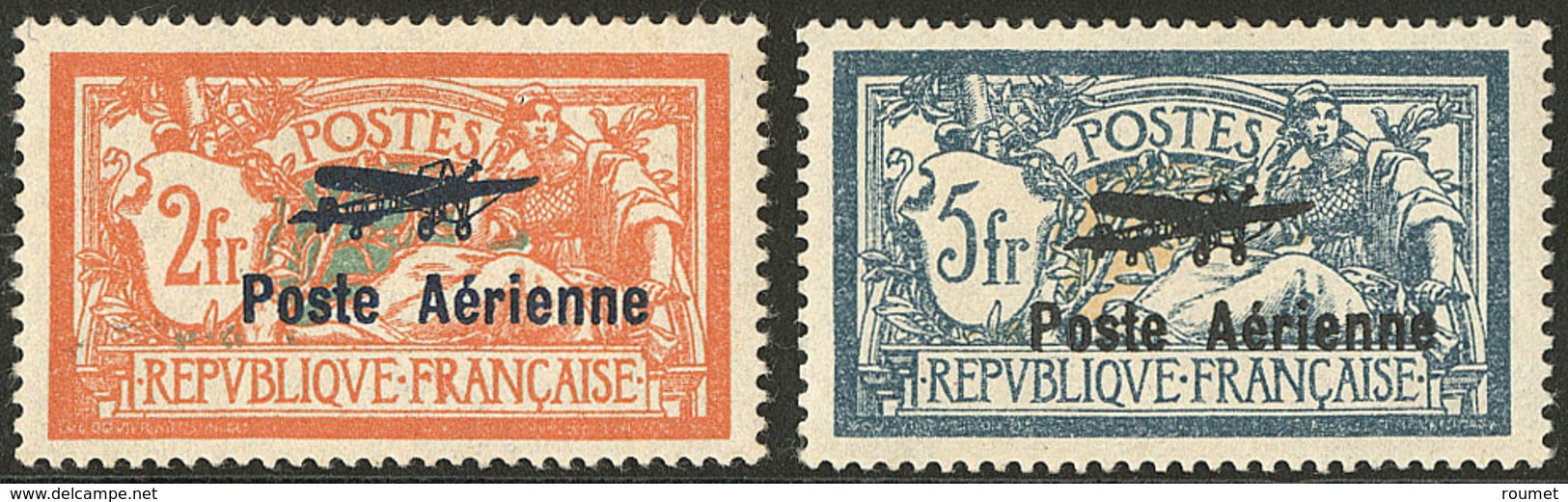 * Nos 1, 2, Très Frais Et Centrés. - TB - 1927-1959 Mint/hinged