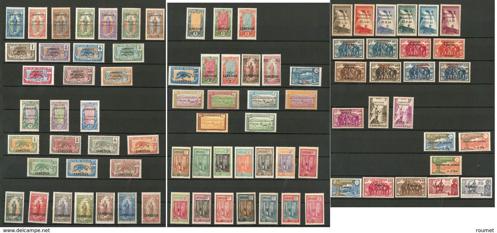 * Collection. 1916-1956 (Poste, PA, Taxe, BF), Valeurs Moyennes Et Séries Complètes. - TB - Other & Unclassified