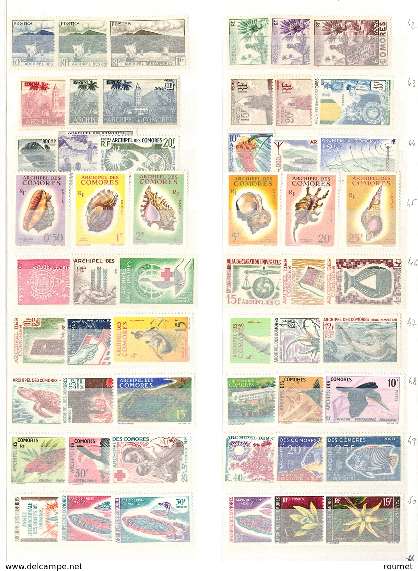 ** Collection. 1950-1975 (Poste, PA, Taxe, BF), Complète Sauf PA 15, 16 Et 65. - TB - Other & Unclassified