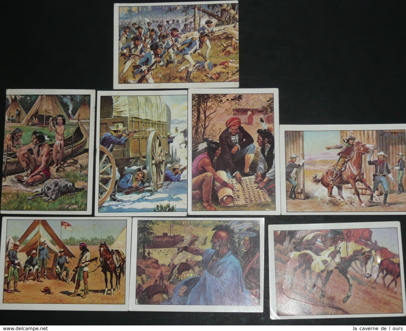 Lot Images Autocollantes Autocollant Figurine PANINI, Fin Des Années 1970's, WEST Western Indiens Cow-boys - Edizione Italiana