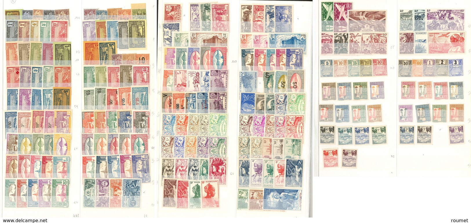 ** Collection. 1889-1947 (Poste, PA, Taxe), Valeurs Moyennes Et Séries Complètes. - TB - Other & Unclassified