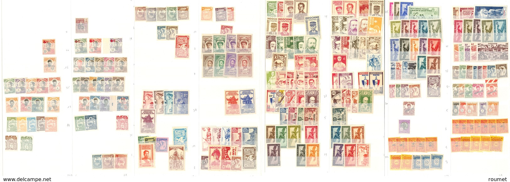 ** Collection. 1912-1946 (Poste, PA, Taxe), Valeurs Moyennes Et Séries Complètes. - TB - Other & Unclassified
