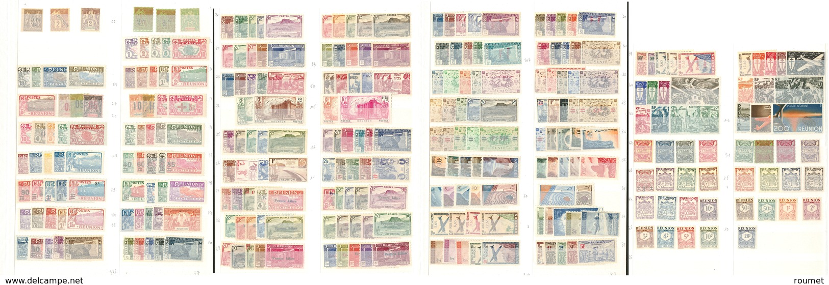 ** Collection. 1885-1947 (Poste, PA, Taxe), Valeurs Moyennes Et Séries Complètes. - TB - Altri & Non Classificati