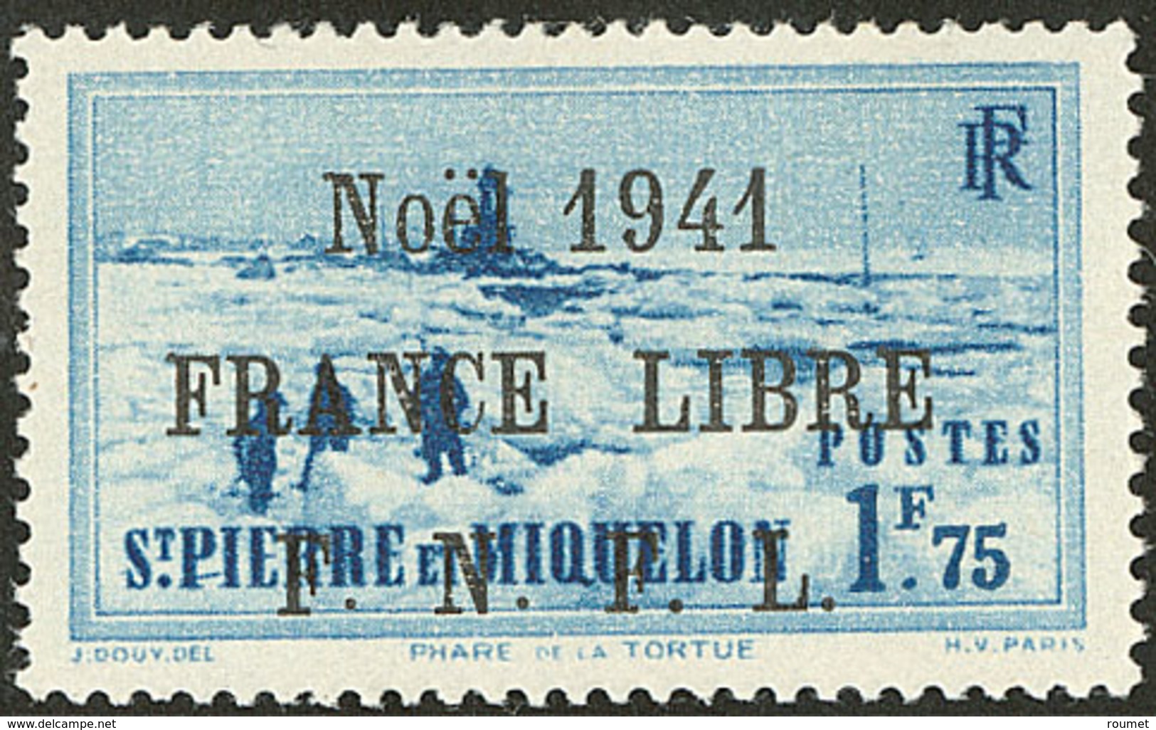 ** France-Libre. Surcharge Noire. No 225B, Très Frais. - TB. - R - Other & Unclassified