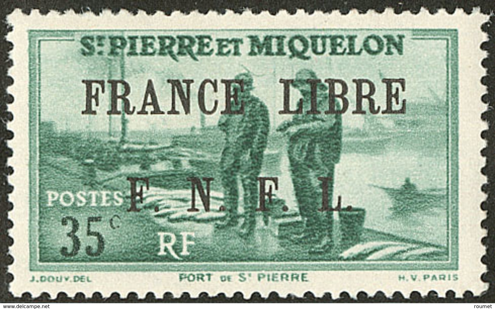 ** France-Libre. No 254, Pos. 4, Très Frais. - TB. - R - Other & Unclassified