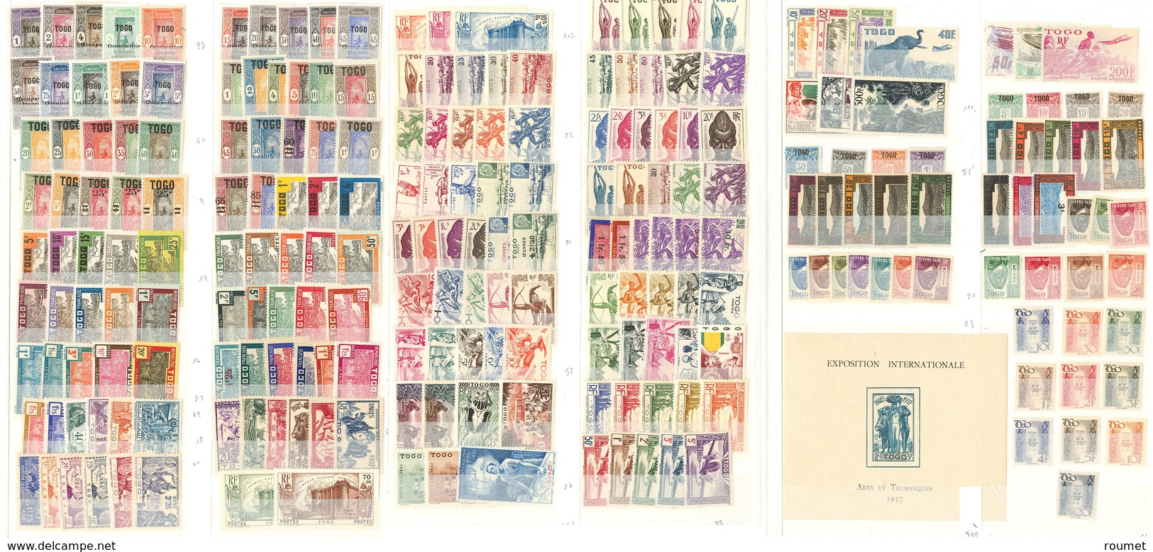 ** Collection. 1916-1954 (Poste, PA, Taxe), Valeurs Moyennes Et Séries Complètes. - TB - Otros & Sin Clasificación