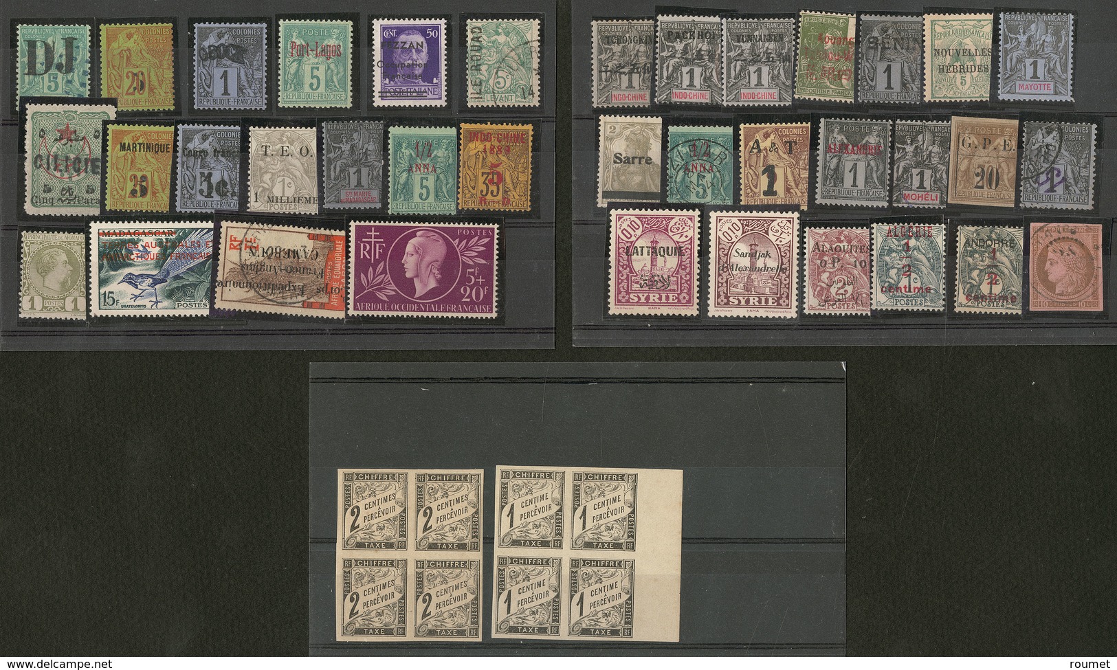 (*) 1894-1915, Valeurs Diverses Dont Qqs Ex * Ou Obl. - TB Ou B - Collections