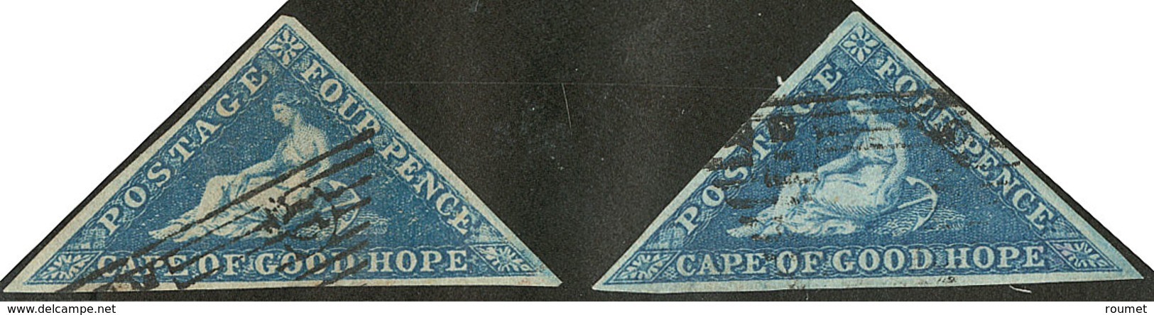 CAP DE BONNE ESPERANCE. No 2, 4. - TB - Cape Of Good Hope (1853-1904)