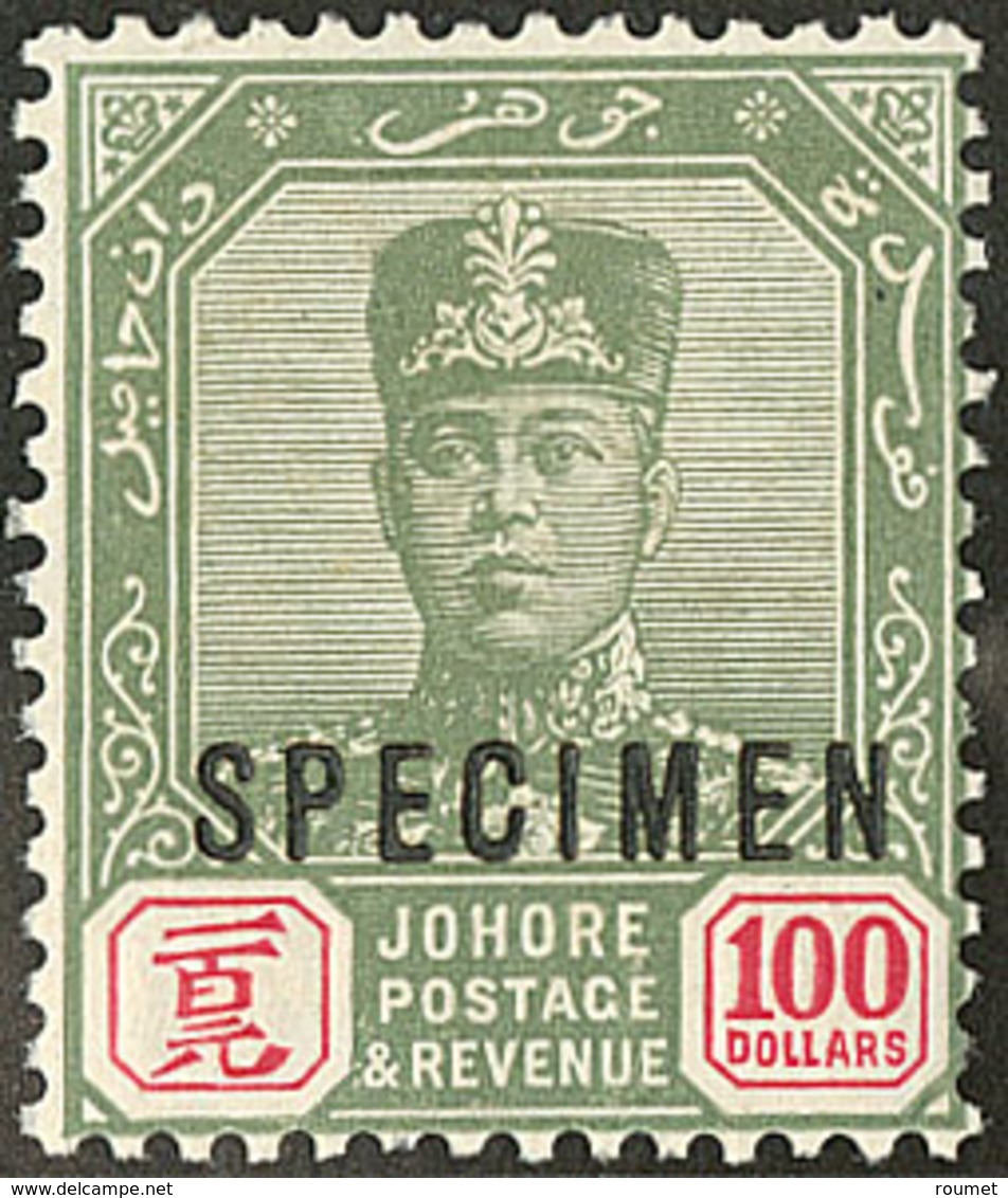 * JOHORE. SPECIMEN. No 103 (SG #127). - TB - Johore