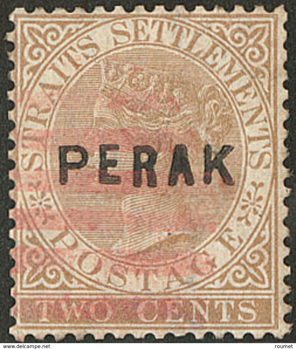 PERAK. No 2a (SG #8), "P" Et "K" Mince (SG Cote 1.100£). - TB - Johore