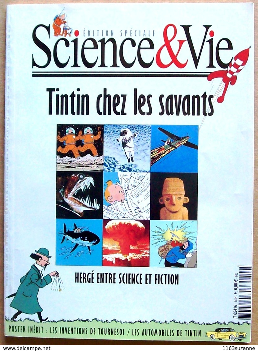 EO Avec Son Poster > TINTIN CHEZ LES SAVANTS - Hergé Entre Science Et Fiction (édition Spéciale Science & Vie, 2002) - Tintin