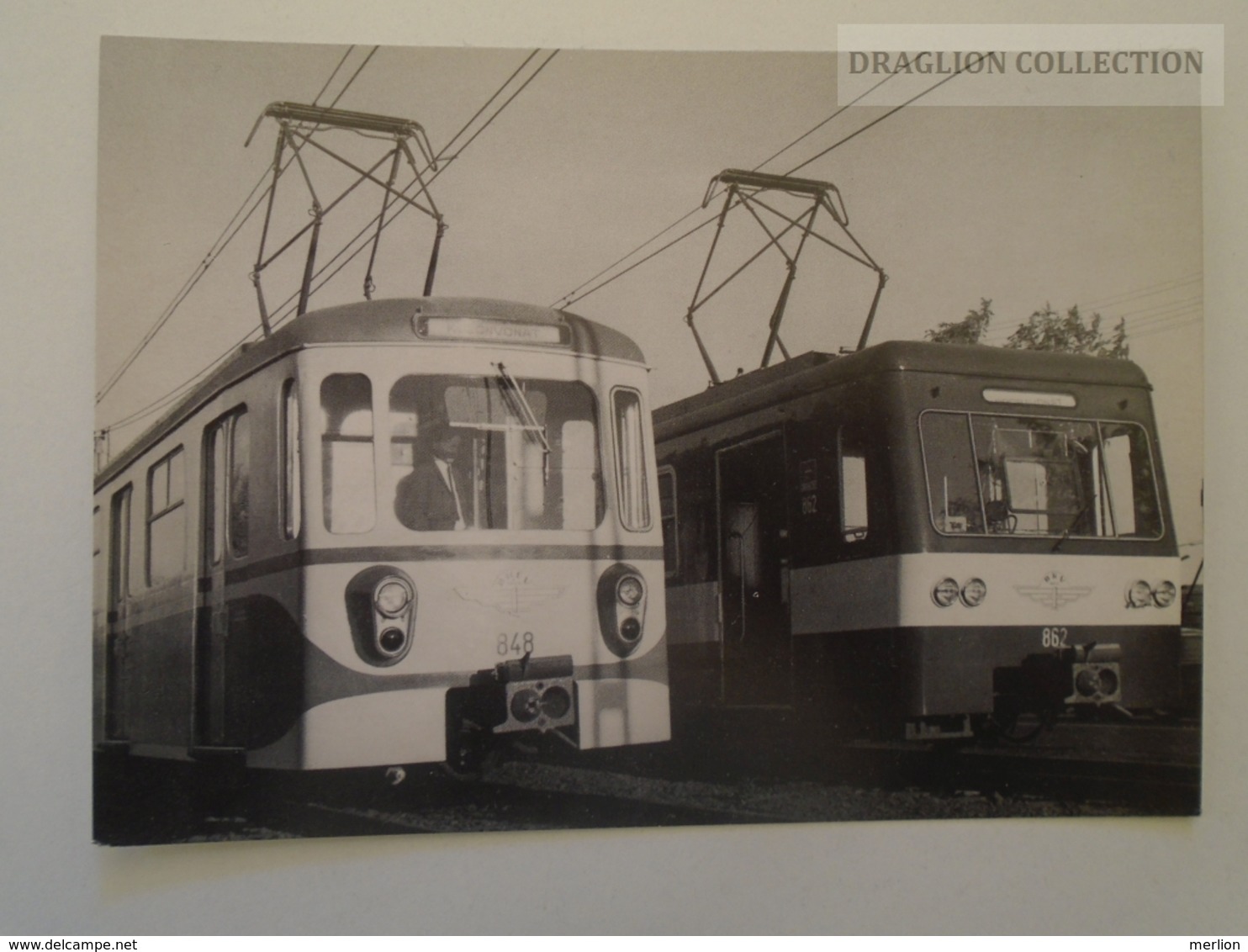 D161197  Hungary Budapest M IX , M X  DDR Electric Train  -Zug Der  Vororthbahn    Postcard Issued In 1982 - Eisenbahnen